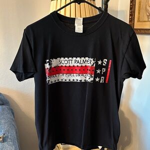 Gildan Black Boys Graphic Tee with Red and White Print Scott Palmer Dragster